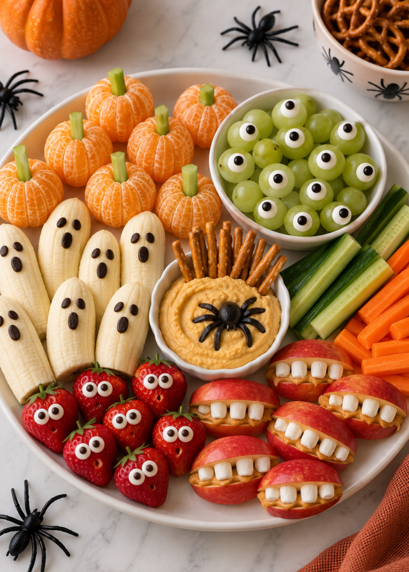 Halloween Snack Platter | Makkelijke Halloween hapjes voor kinderen
