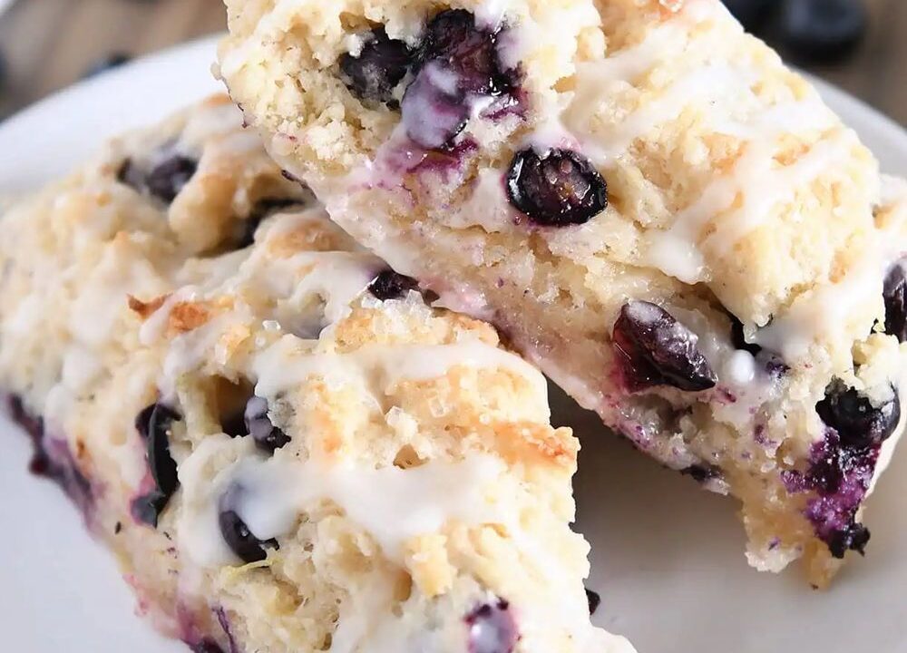 lemon blueberry scones recipe