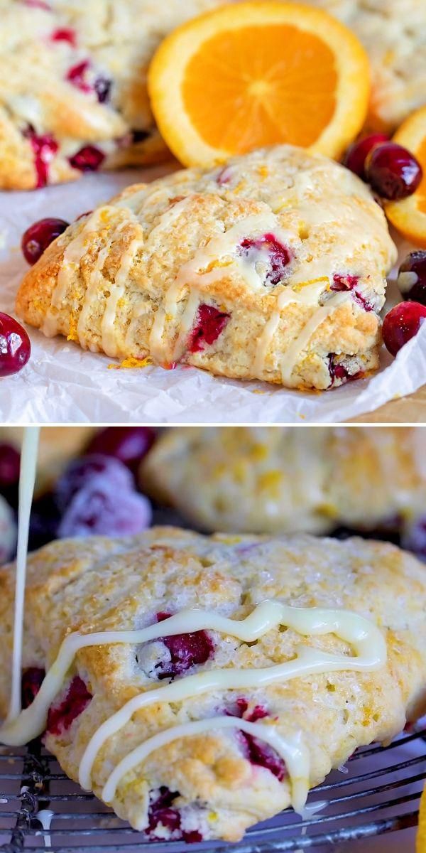 Cranberry Orange Scones