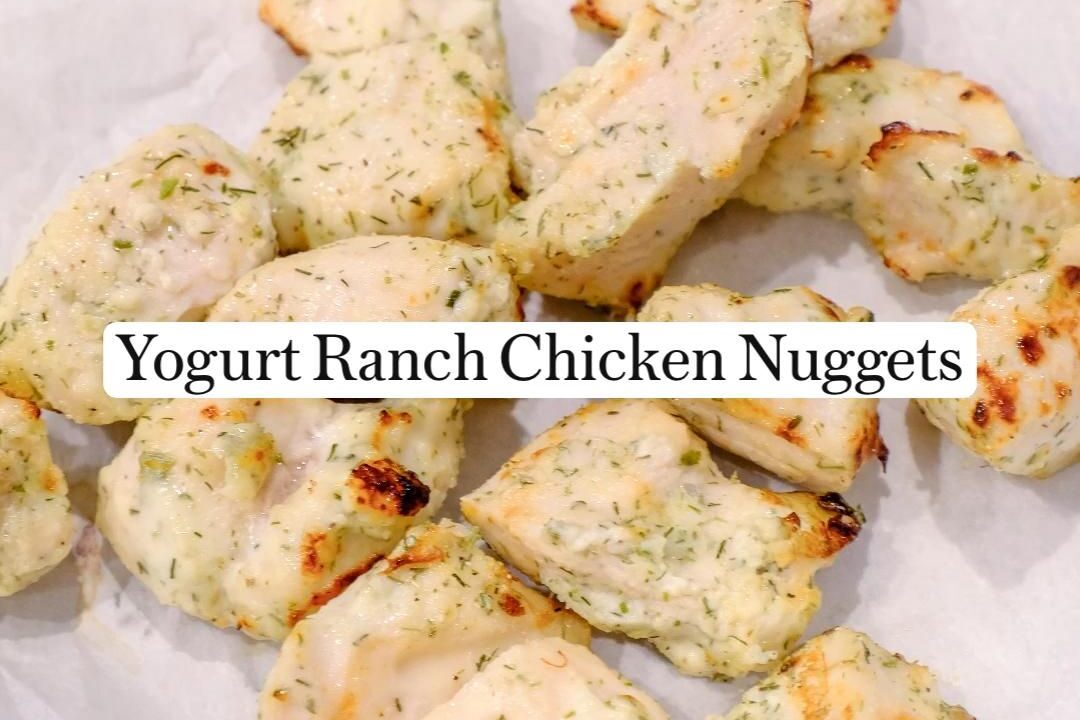 yogurt ranch chicken nuggets