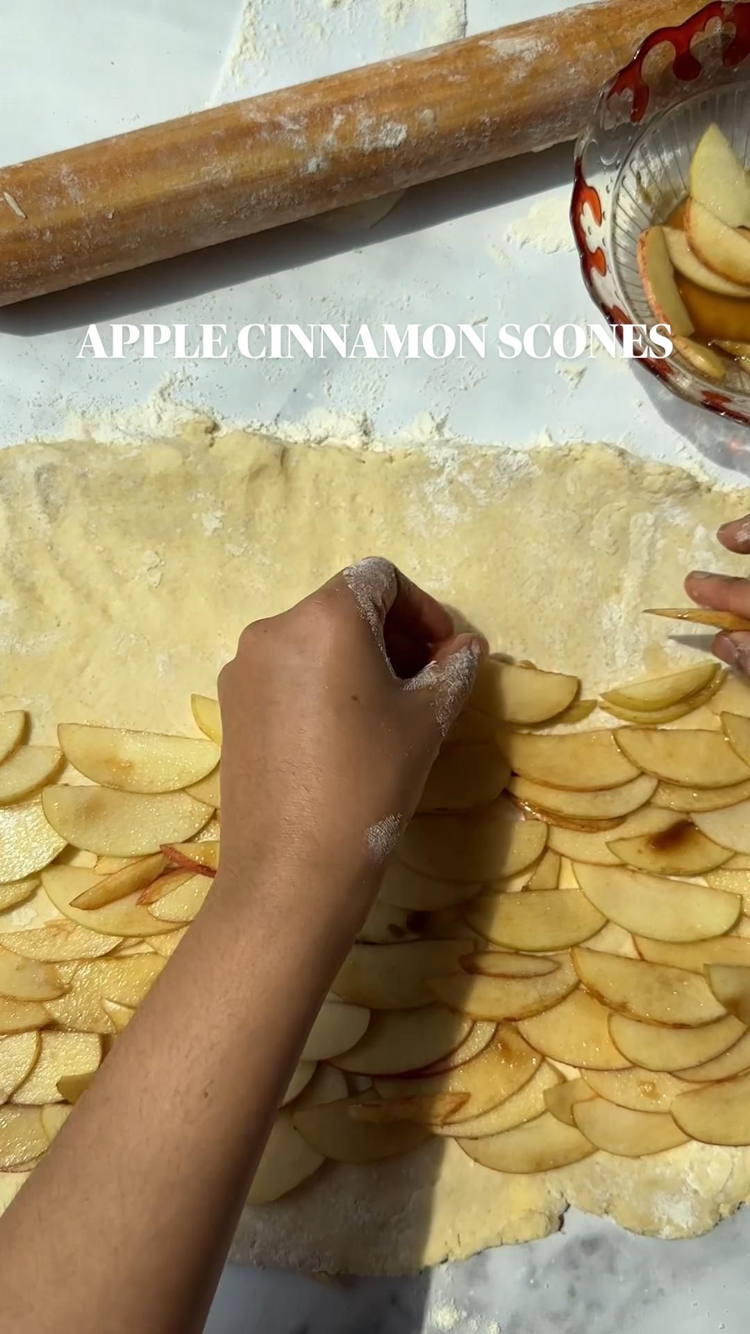 Apple Cinnamon Scones