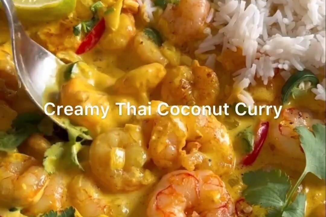healthy thai coconut curry recipe