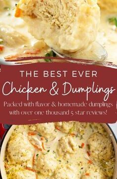 creamy chicken and dumplings recipe