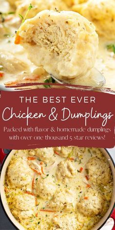 creamy chicken and dumplings recipe