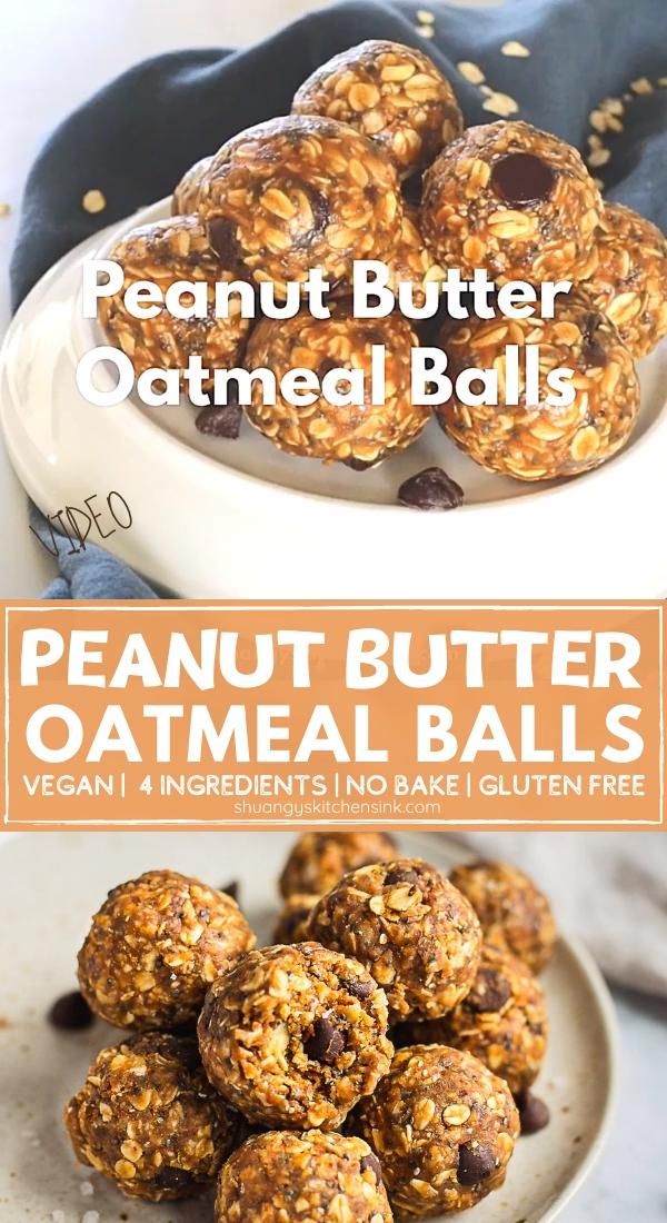 Peanut Butter Oatmeal Balls