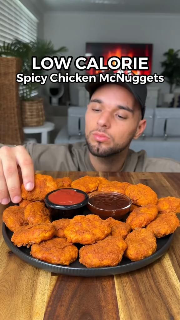 Crunchy Goodness: Easy & Healthy Low-Calorie Spicy Chicken Nuggets