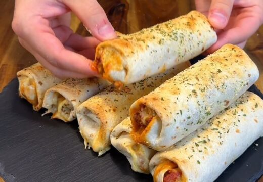high protein pepperoni pizza rolls