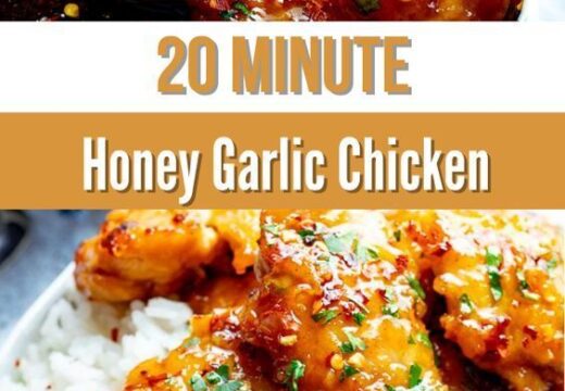 20 minute honey garlic chicken