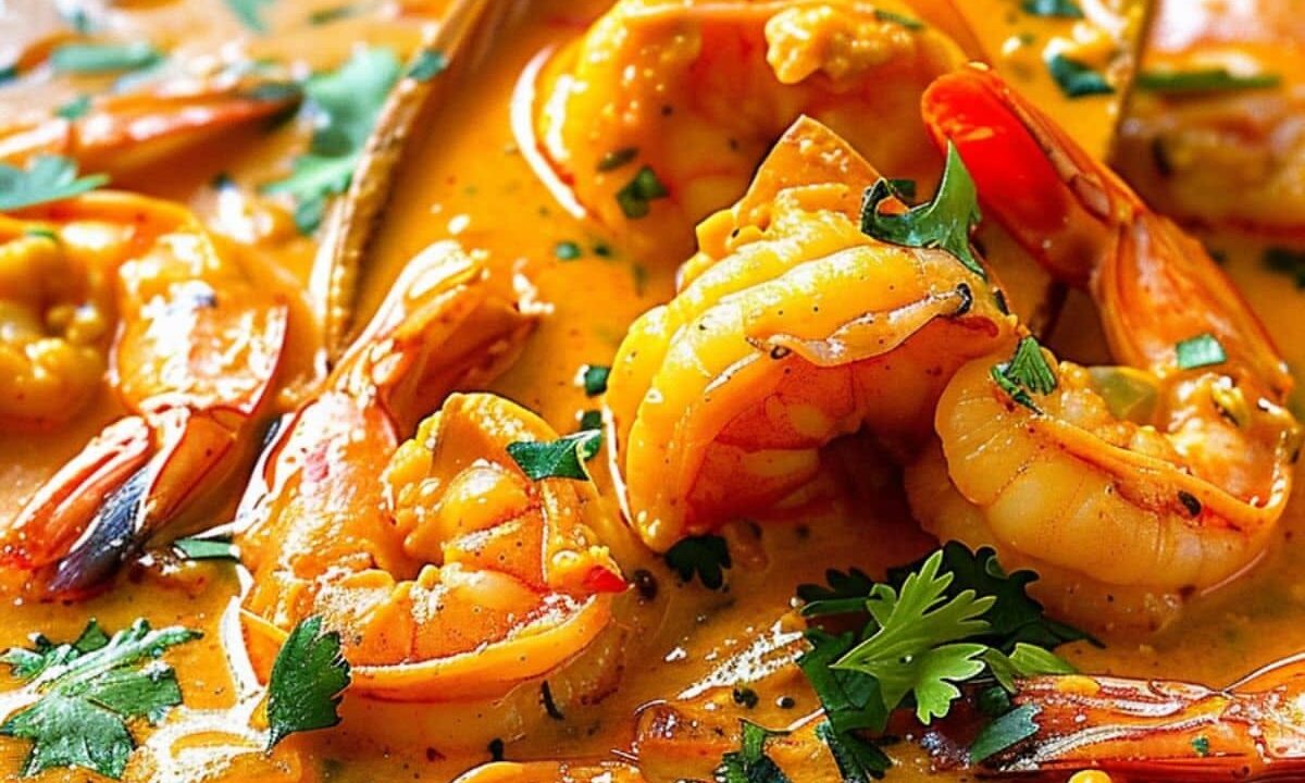easy thai coconut shrimp curry