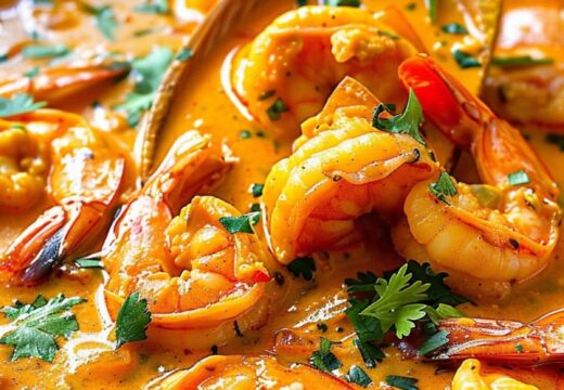 easy thai coconut shrimp curry