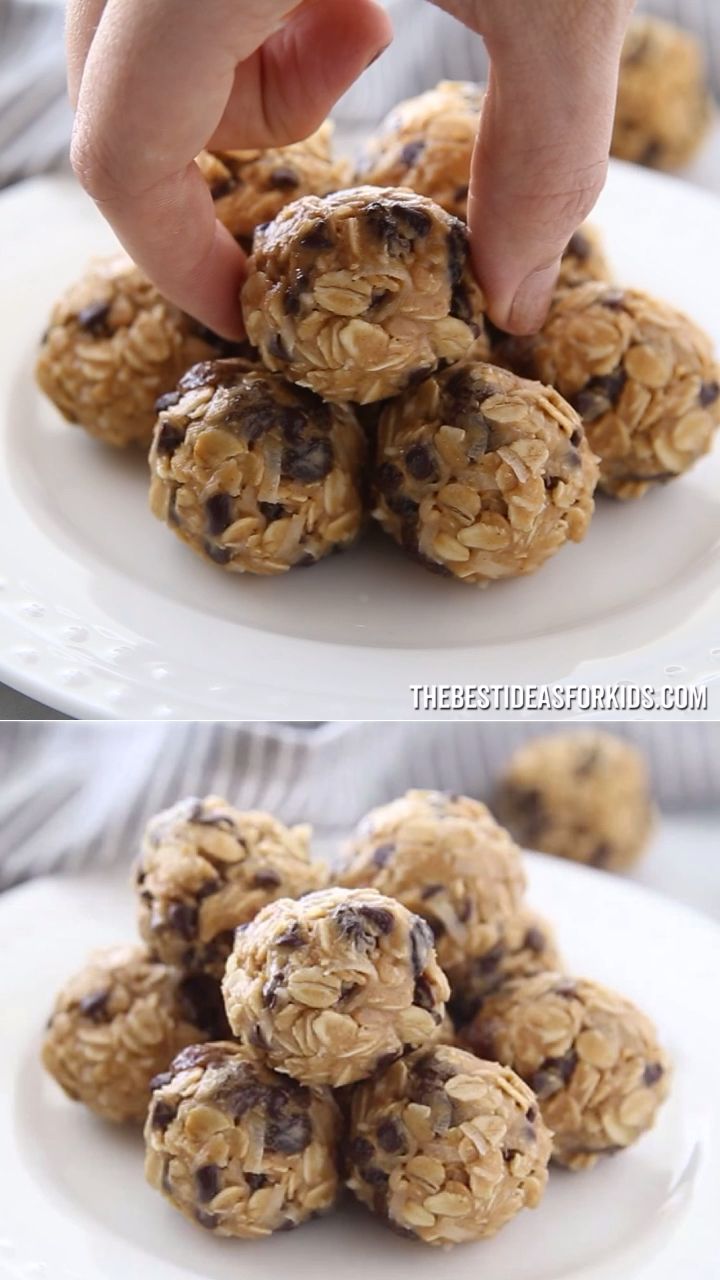 No Bake Peanut Butter Energy Balls