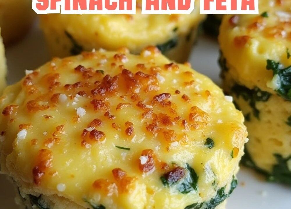 spinach and feta egg muffins