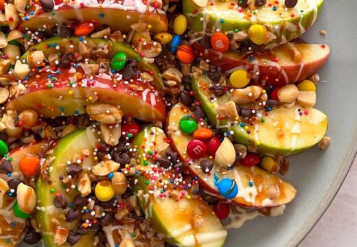 caramel apple nachos