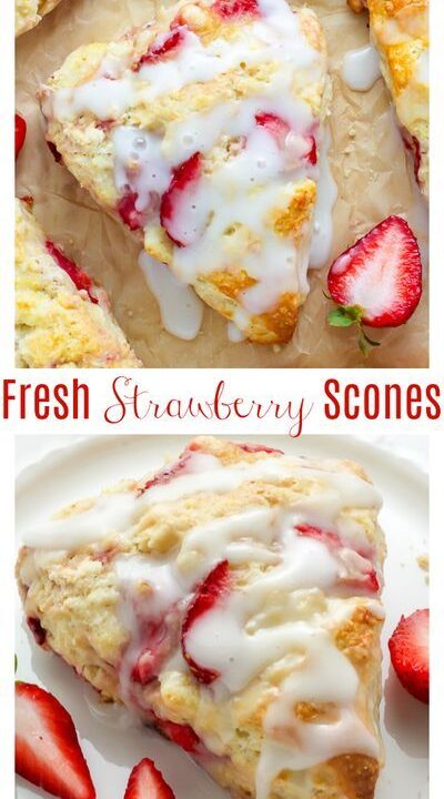 strawberries and cream scones recipe