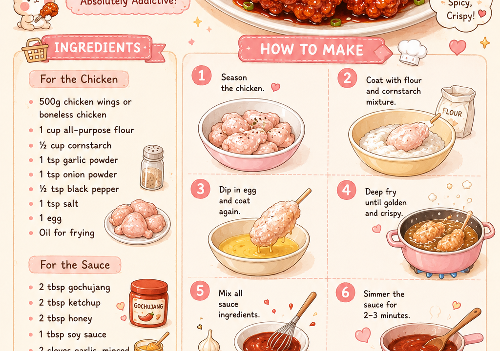 easy korean fried chicken recipe