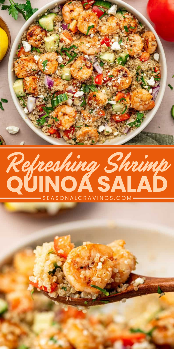 Refreshing Shrimp Quinoa Salad