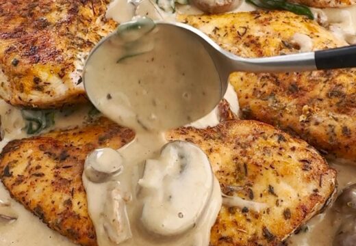 creamy mushroom chicken recipe
