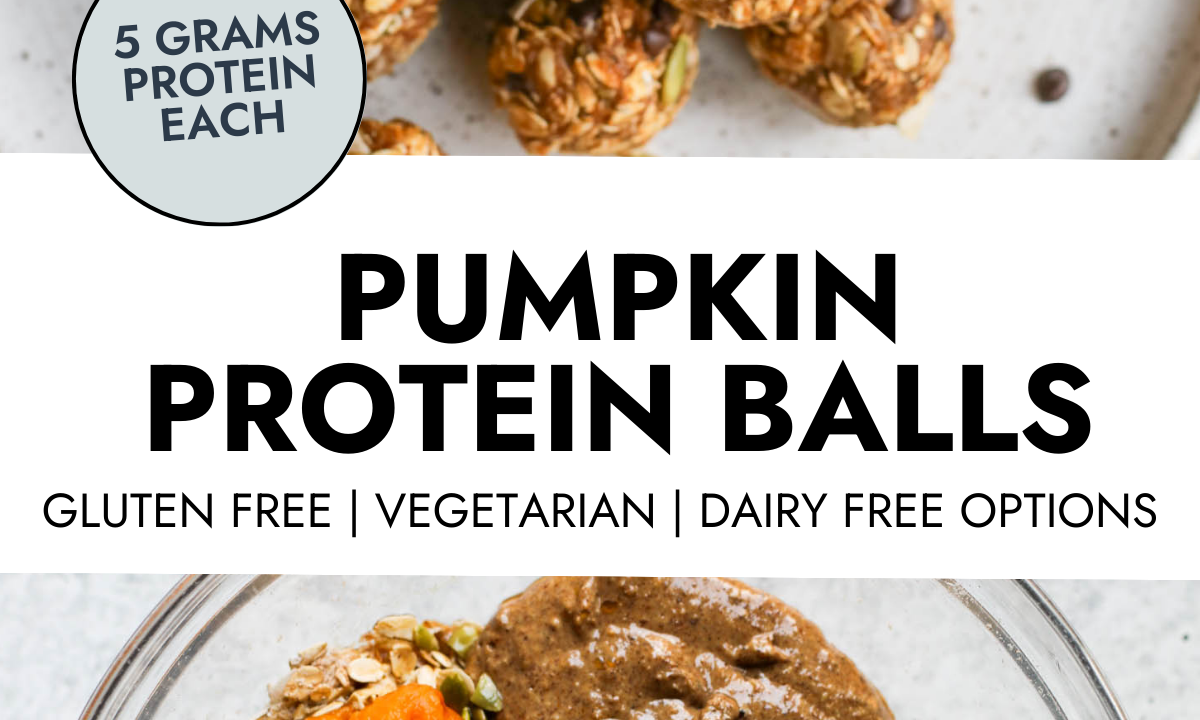 pumpkin protein energy balls