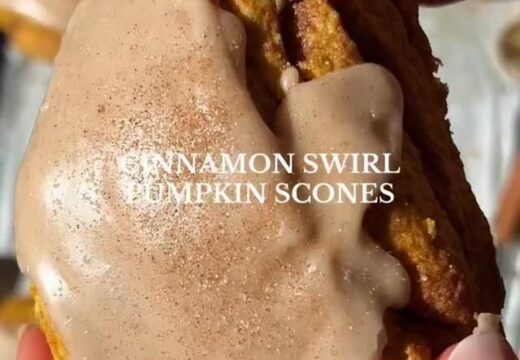 cinnamon swirl pumpkin scones