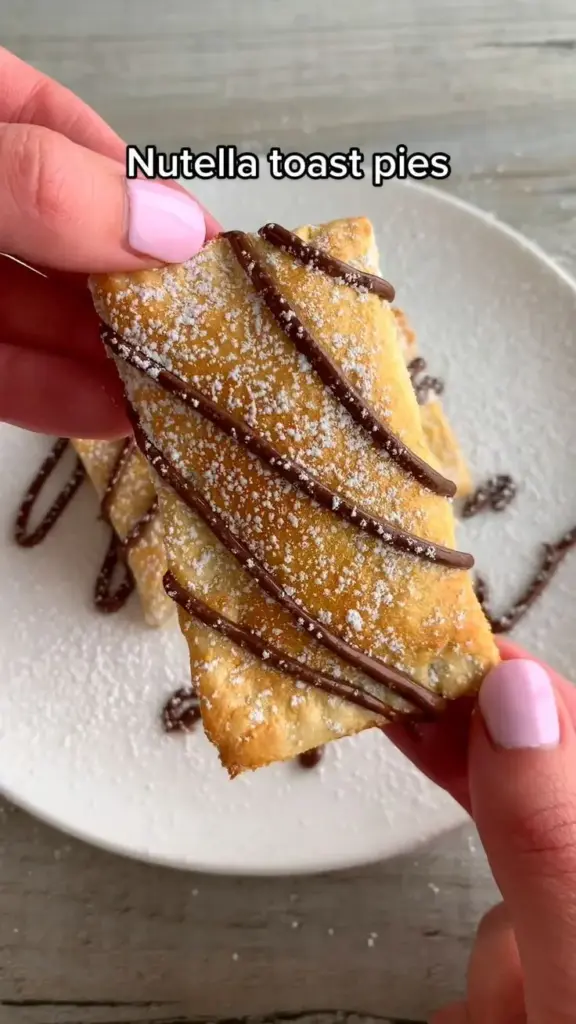 Air Fryer Nutella Toast Pies – Crispy 15-Minute Dessert