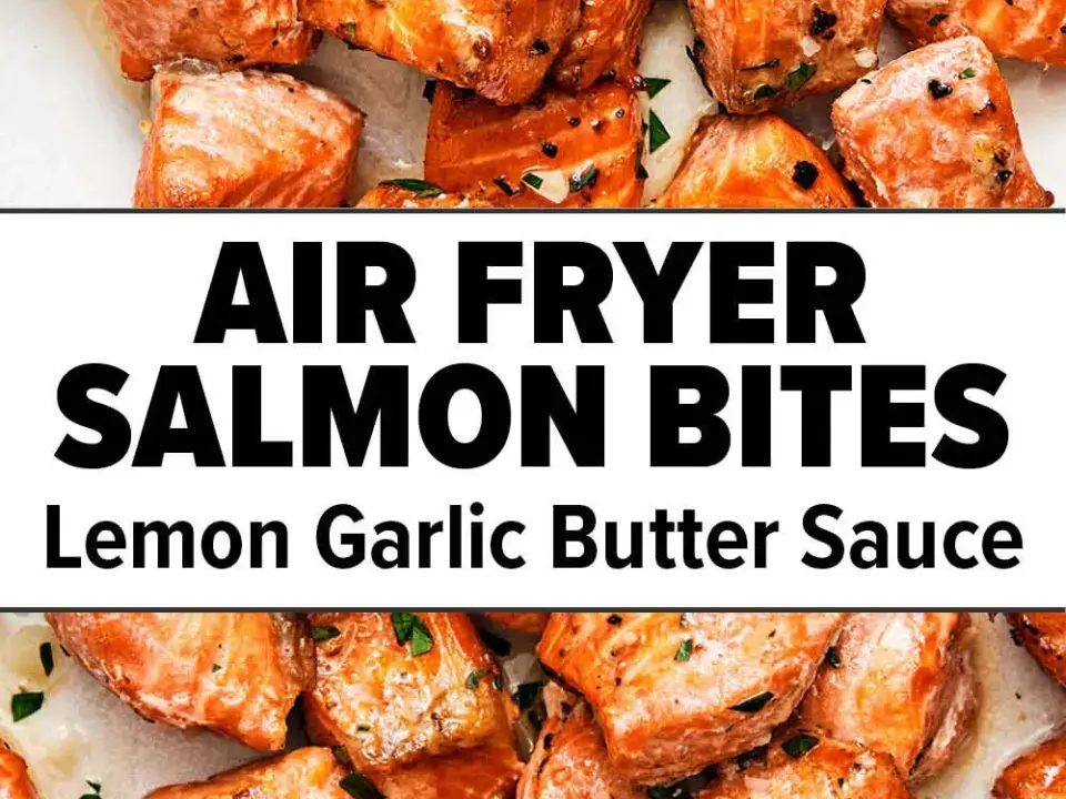 air fryer salmon bites