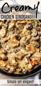 creamy chicken stroganoff recipe