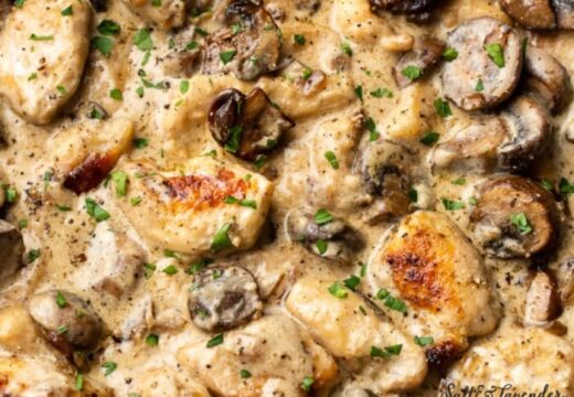 creamy chicken stroganoff recipe
