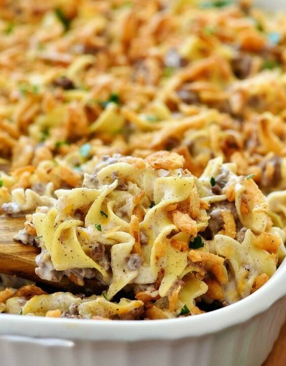 french onion beef casserole