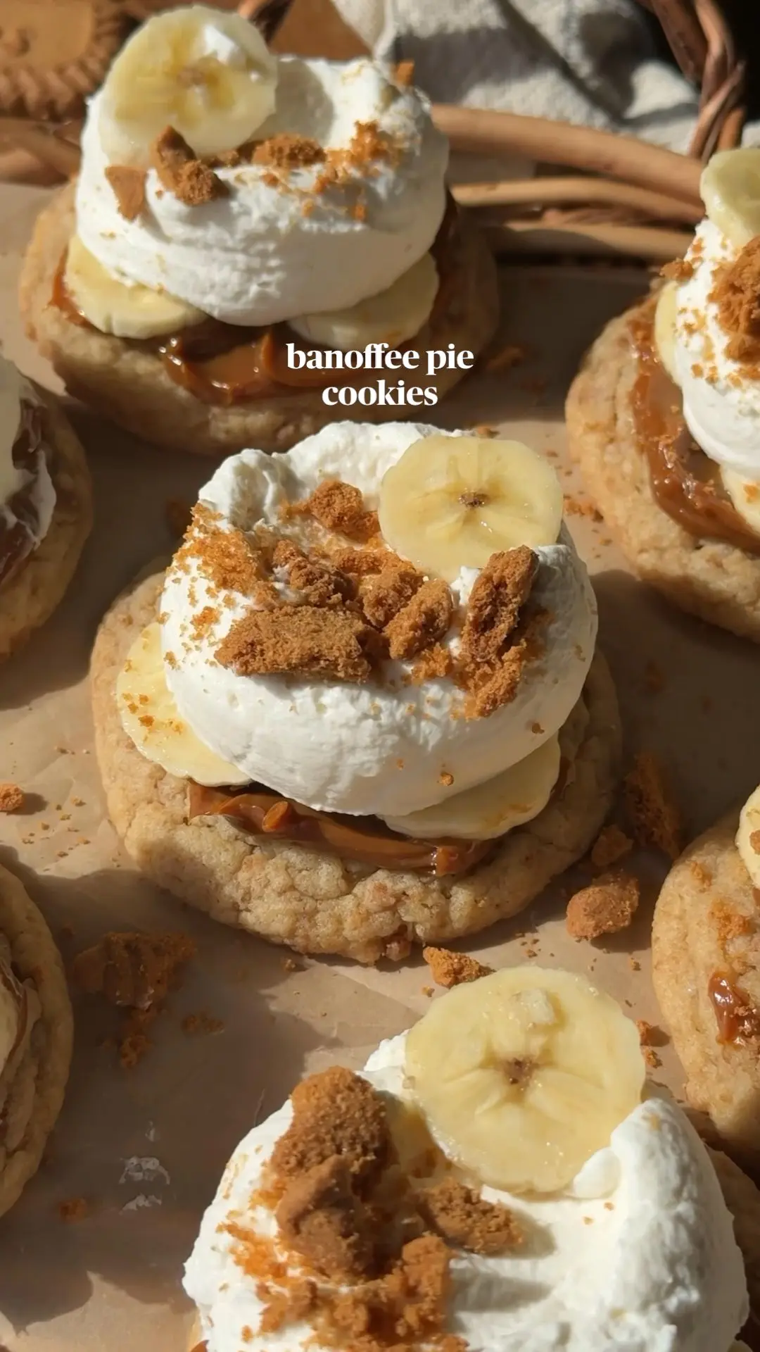 banoffee pie cookies