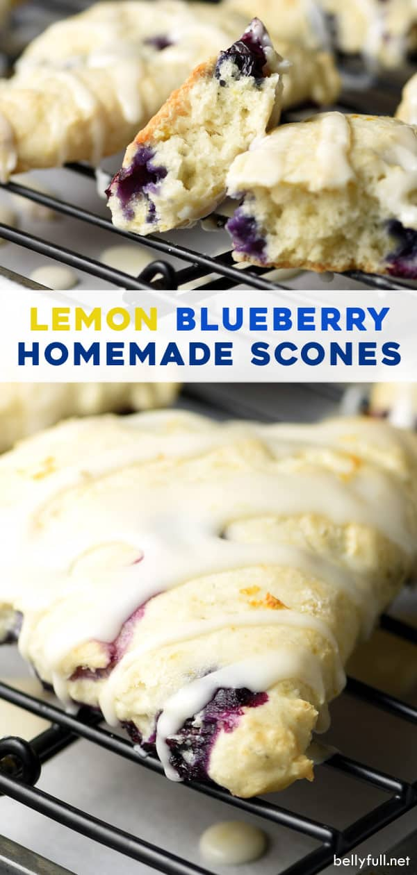 Lemon Blueberry Scones