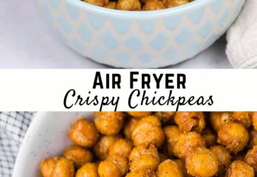 air fryer crispy chickpeas