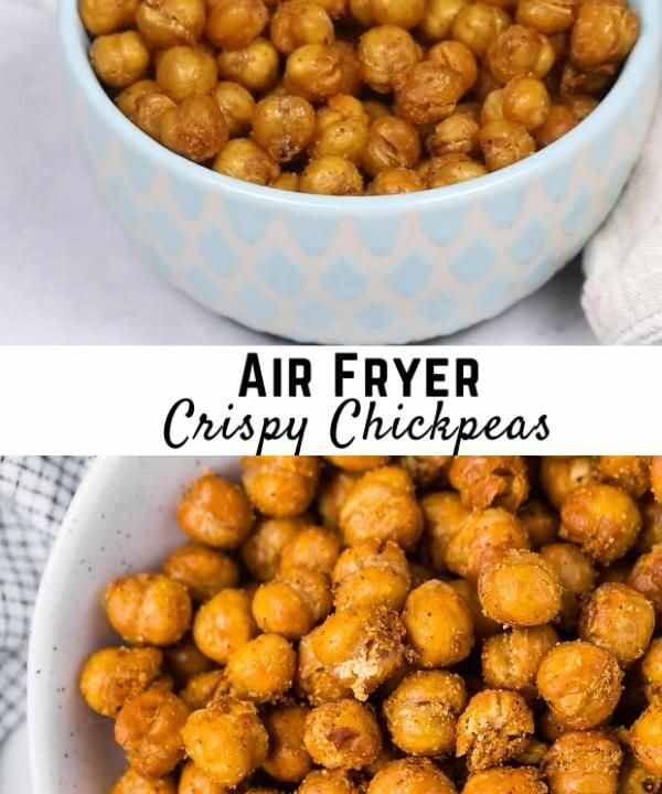 air fryer crispy chickpeas