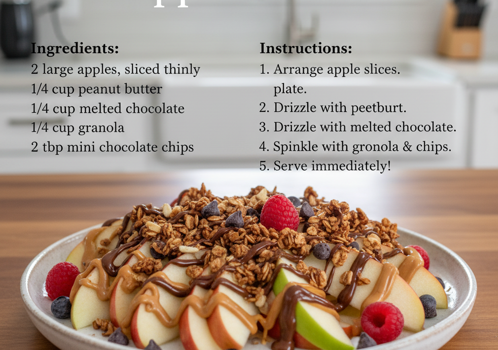 easy apple nachos recipe