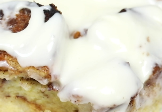 overnight cinnamon roll french toast casserole