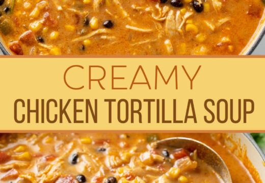 creamy chicken tortilla soup recipe