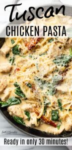 tuscan chicken pasta recipe