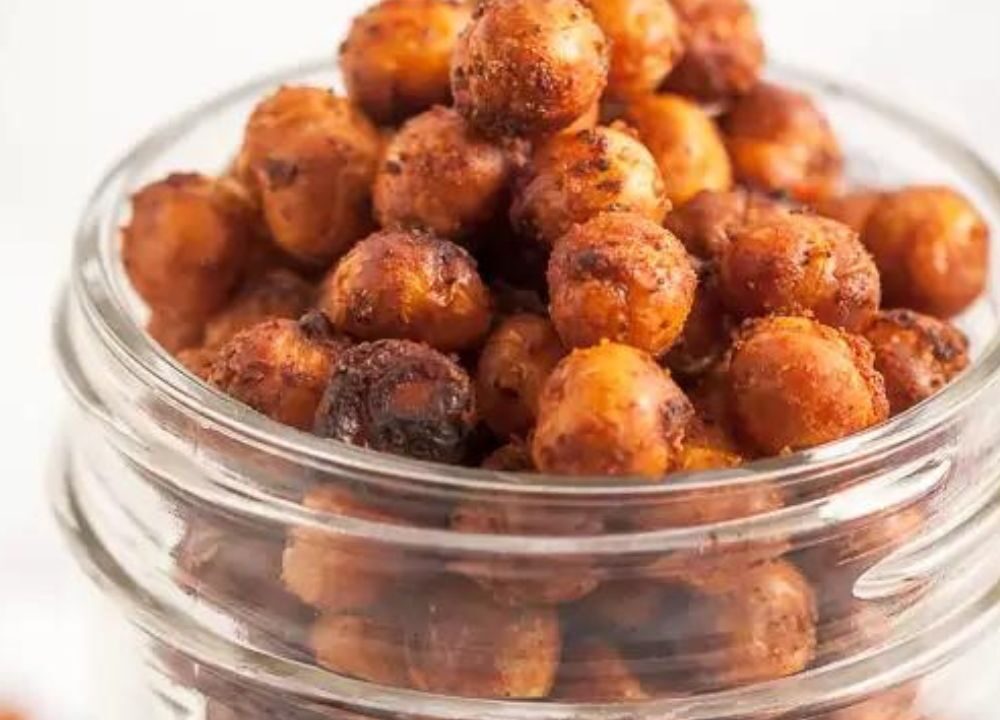 air fryer crispy chickpeas