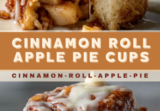 cinnamon roll apple pie cups