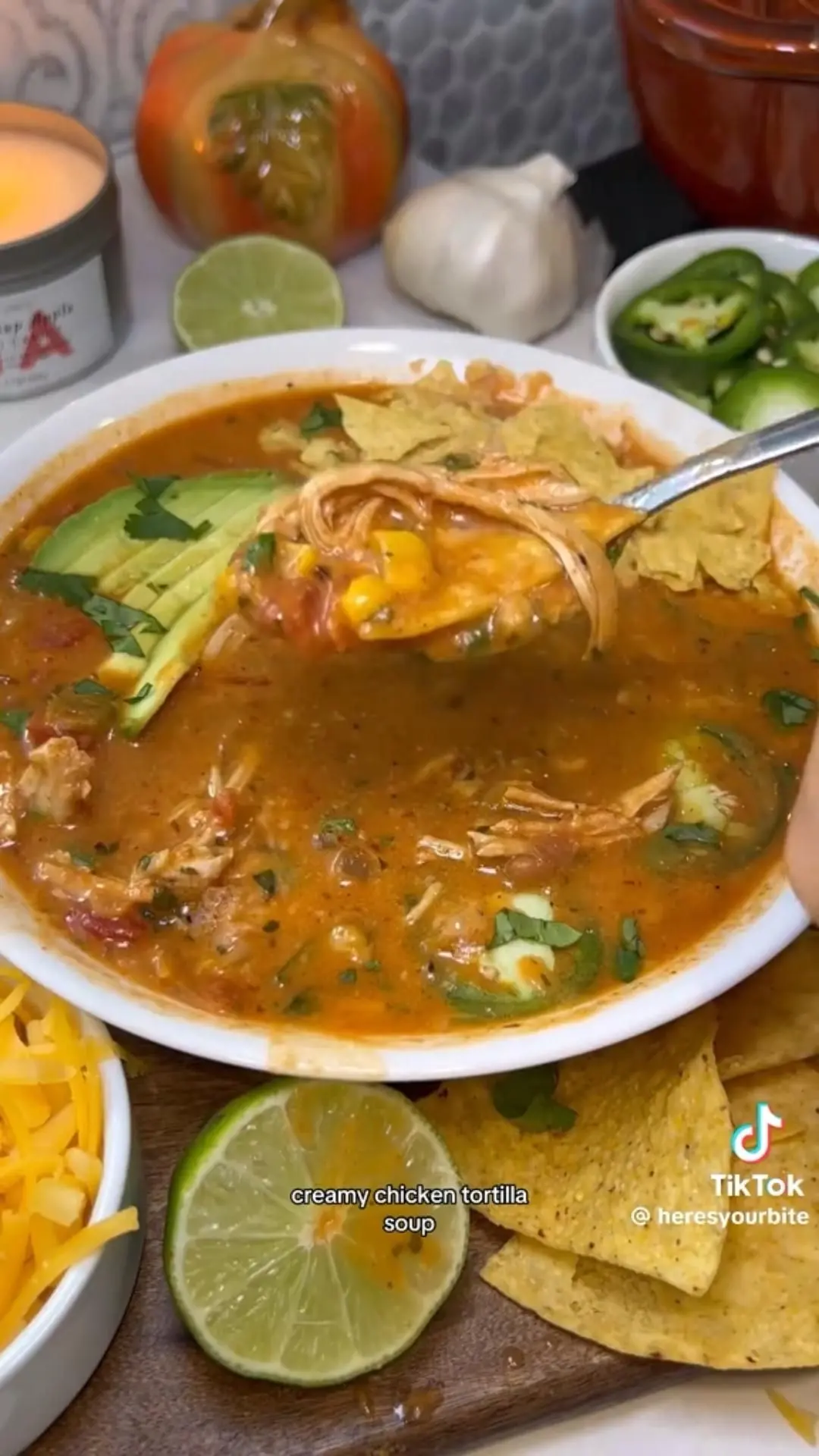 easy chicken tortilla soup recipe