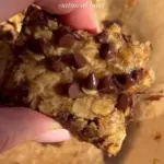 chocolate chip banana oatmeal bars