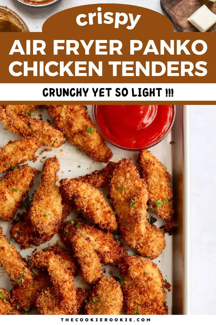 crispy air fryer panko chicken tenders