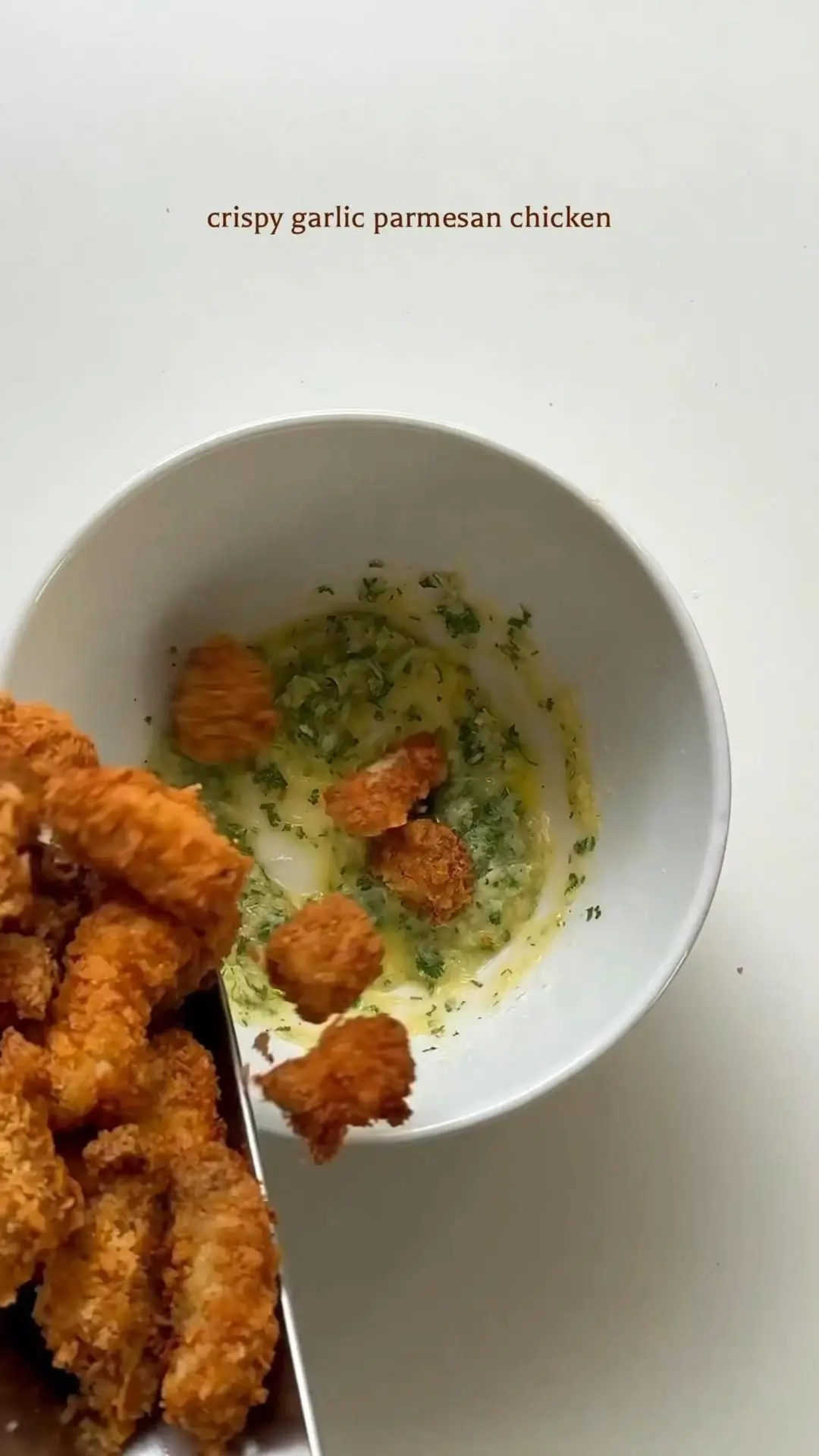 crispy garlic parmesan chicken