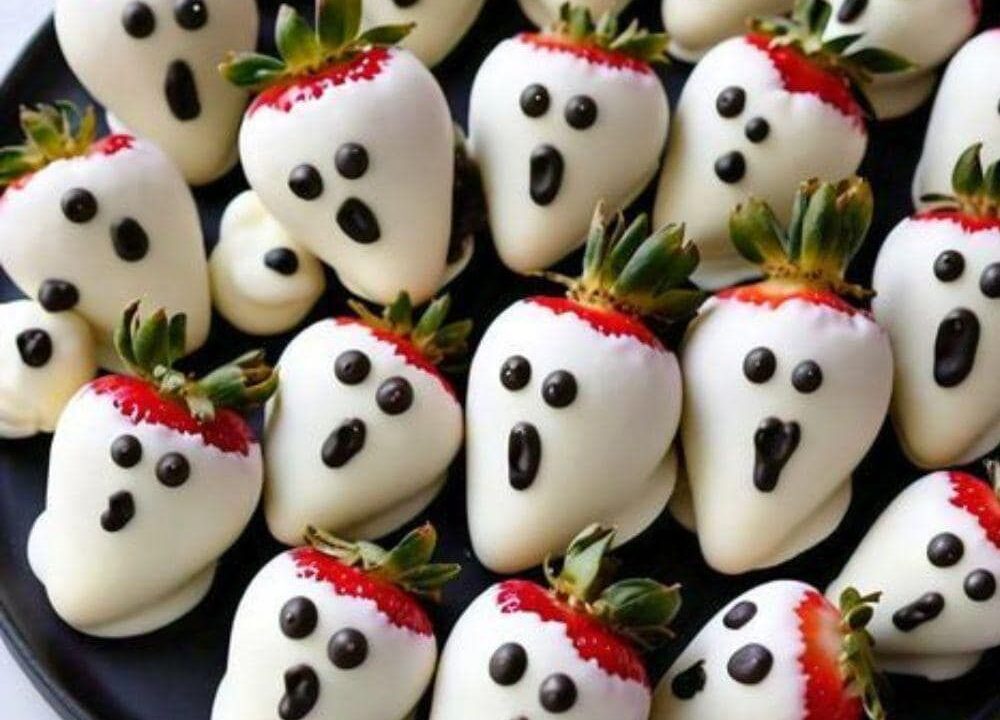geistererdbeeren rezept halloween