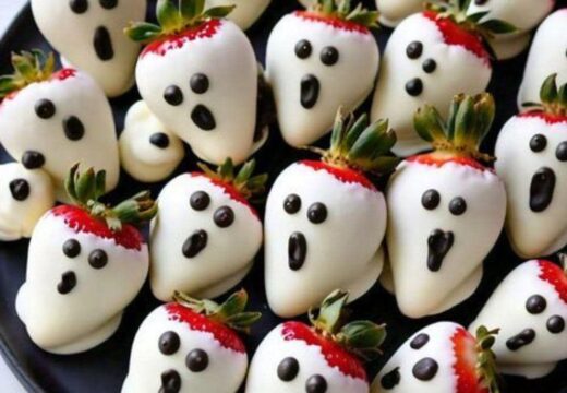 geistererdbeeren rezept halloween
