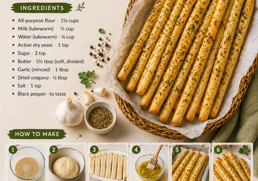 easy garlic bread sticks recipe