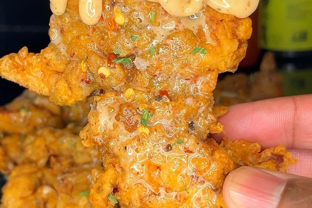 whipped hot honey chicken tenders