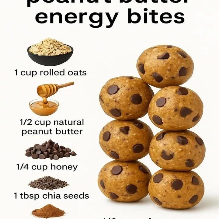 no-bake peanut butter energy bites