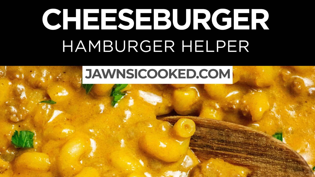 one pot homemade cheeseburger macaroni