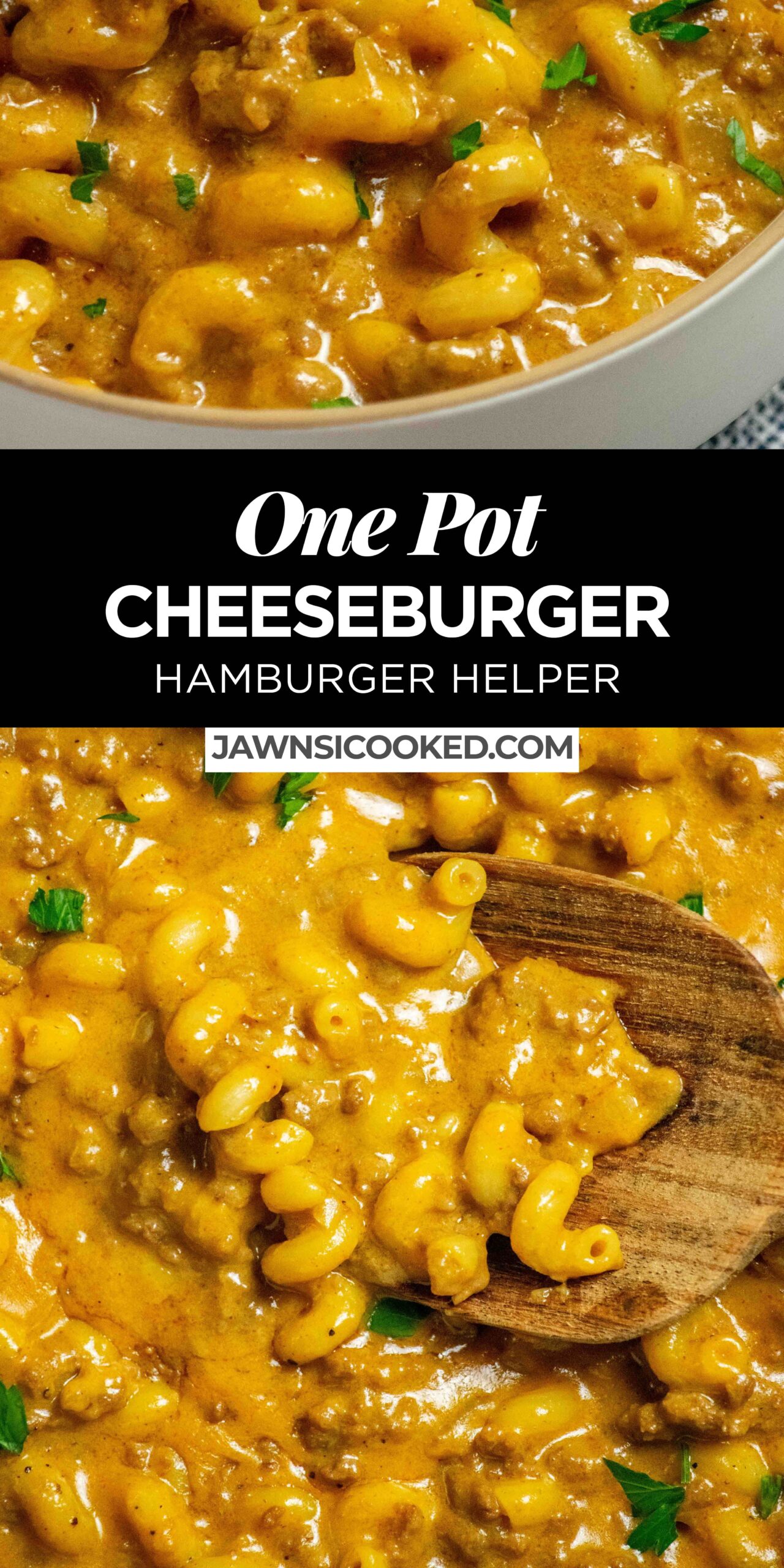 One Pot Homemade Cheeseburger Macaroni Hamburger Helper