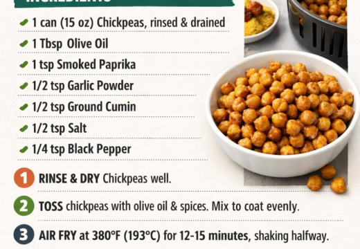 air fryer crispy chickpeas